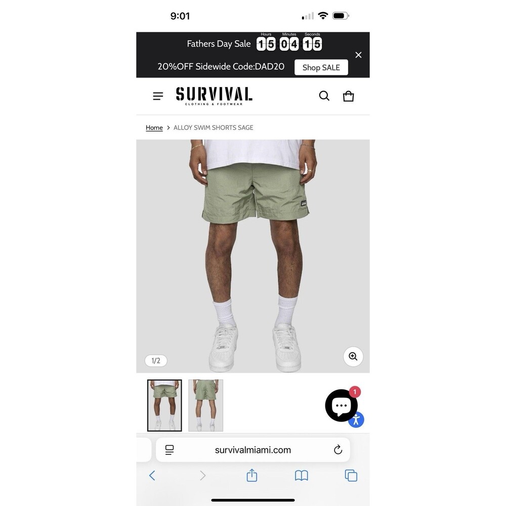 EPTM PERFECT EXAMPLE SWIM‎ SHORTS SMALL Alloy New Tags Navy